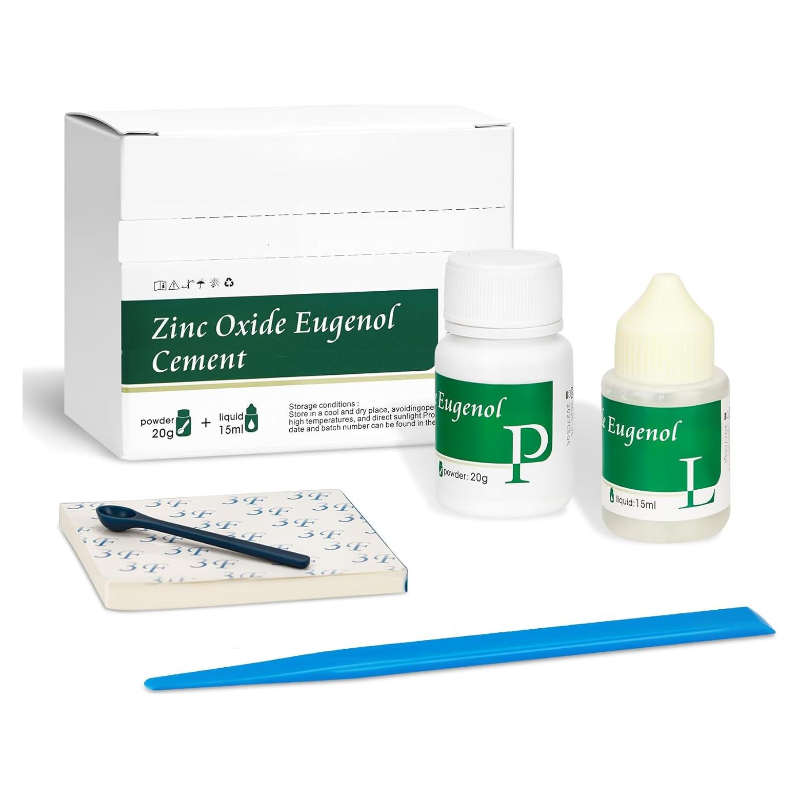 Kit de Cemento Dental Temporal Genérico para Coronas y Puentes