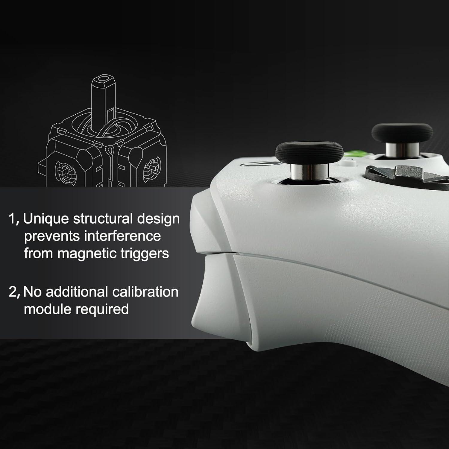 Reemplazo Joysticks Electromagnéticos GuliKit TMR PS4 con Tapas