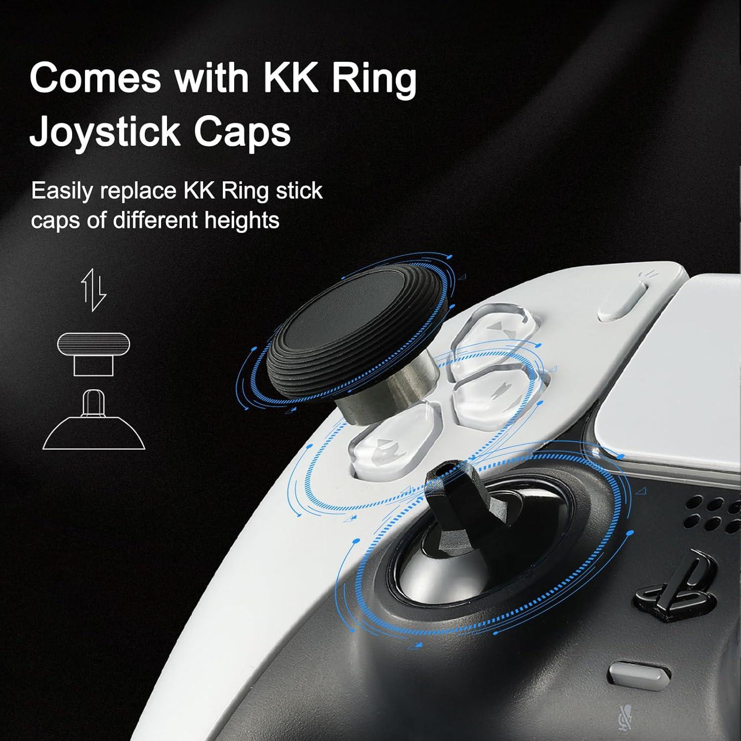 Reemplazo Joysticks Electromagnéticos GuliKit TMR PS4 con Tapas