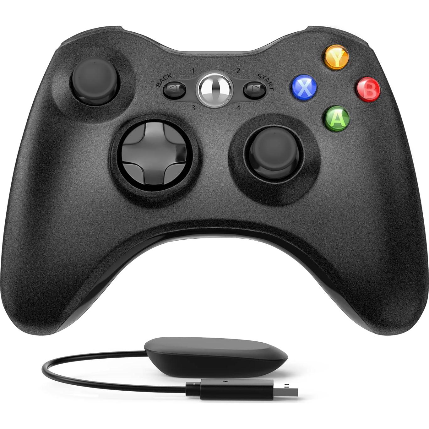 Controlador Inalámbrico ASTARRY para Xbox 360 y PC - Negro