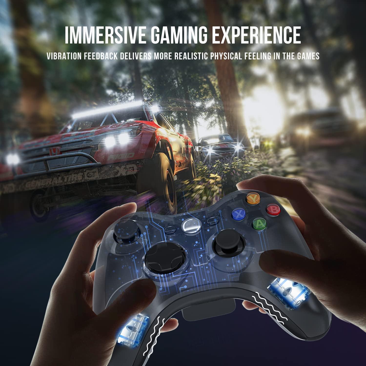 Controlador Inalámbrico ASTARRY para Xbox 360 y PC - Negro