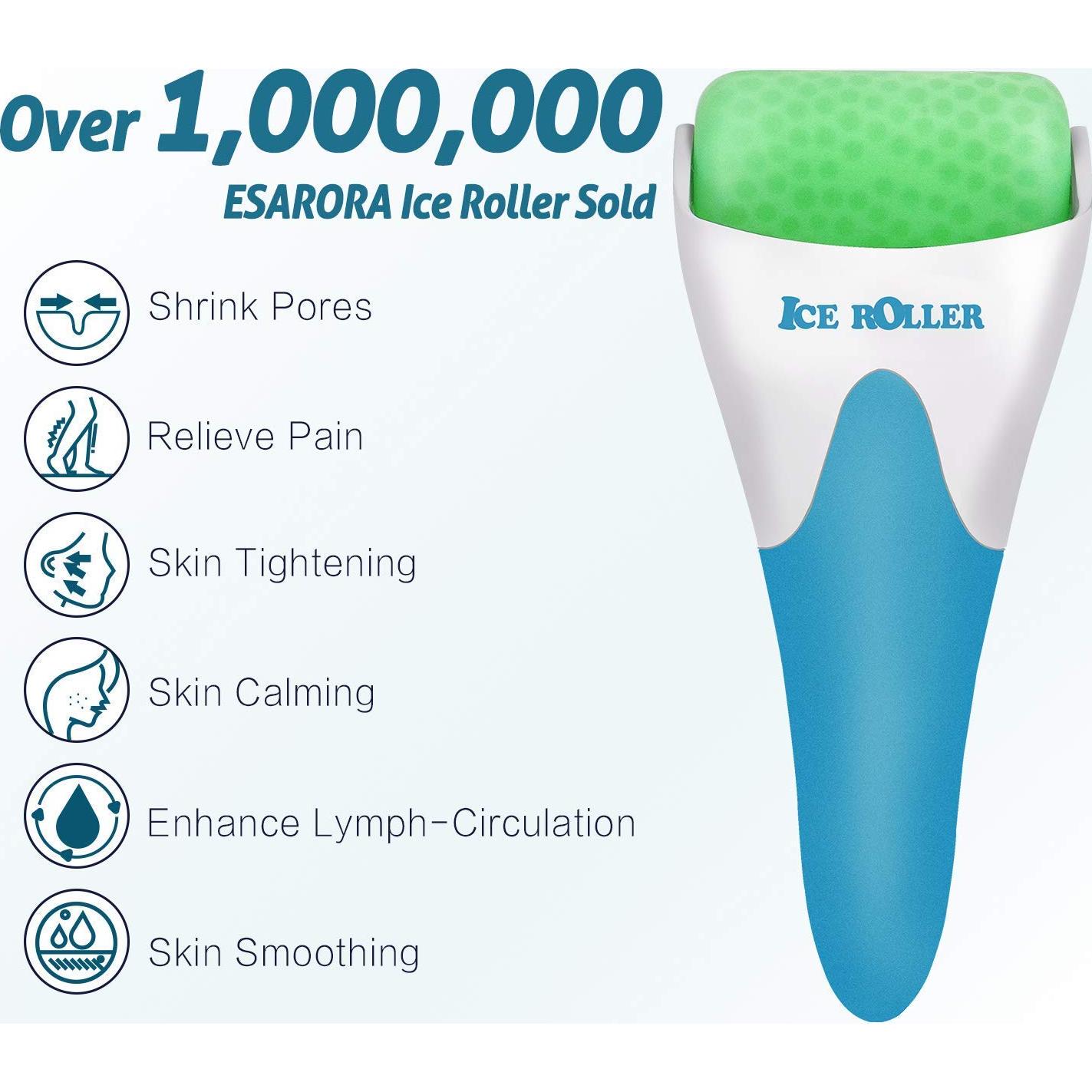 Rodillo de Hielo ESARORA para Cara y Ojos - Alivio Hinchazón