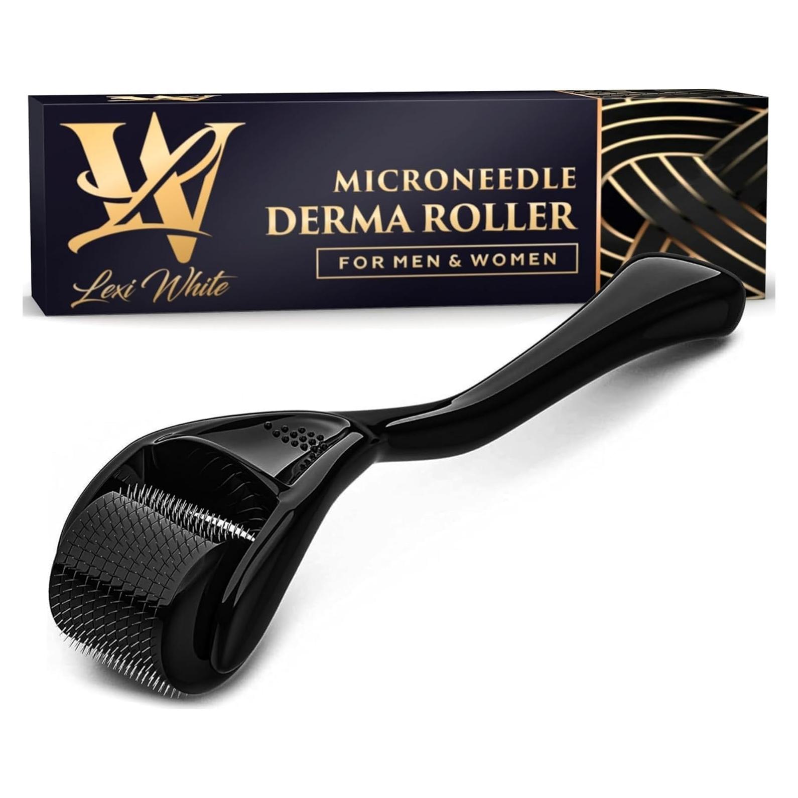 Rodillo Derma Lexi White 0.25mm para Piel y Cabello