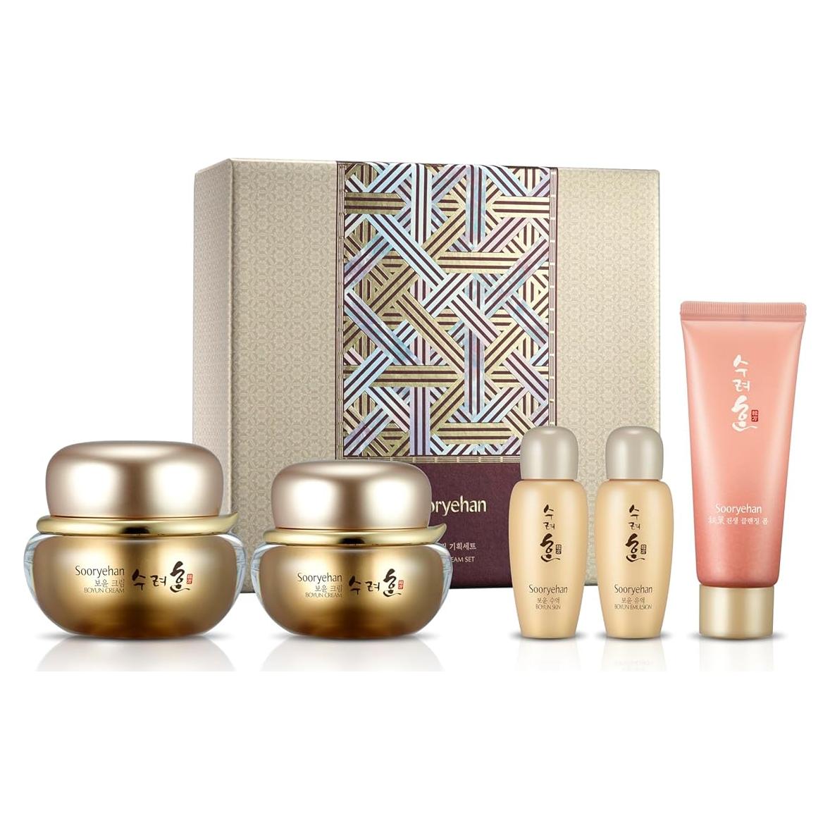 Set de Cuidado de Piel Sooryehan Boyun 155ml - Ginseng Rojo