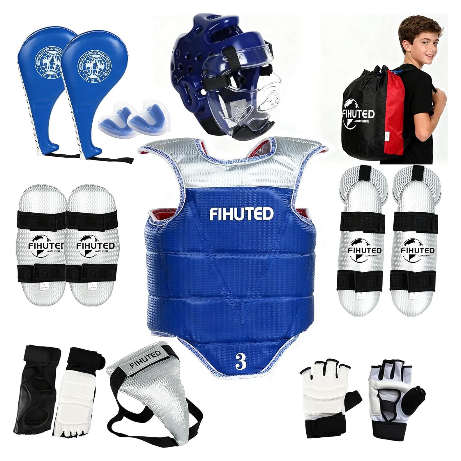 Conjunto Sparring Taekwondo FIHUTED con Bolsa - Adultos y Niños
