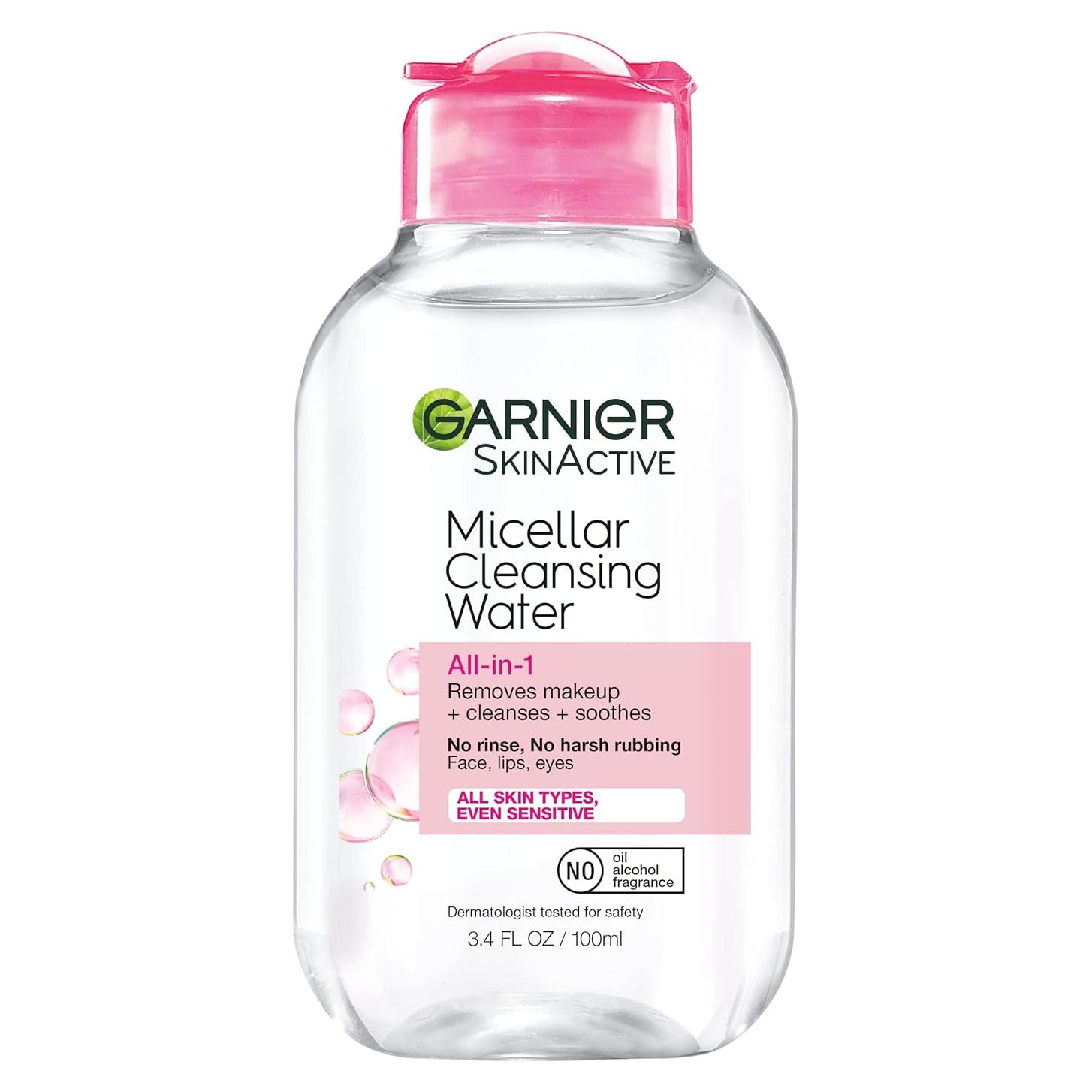 Agua Micelar Garnier 100 mL Limpiador Facial Todo en 1