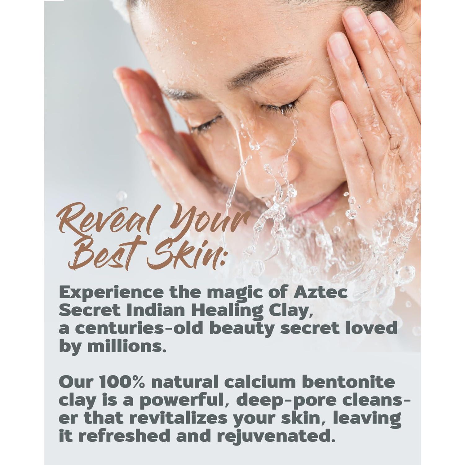 Arcilla Sanadora India Azteca 0,45 kg - Máscara Facial Limpieza