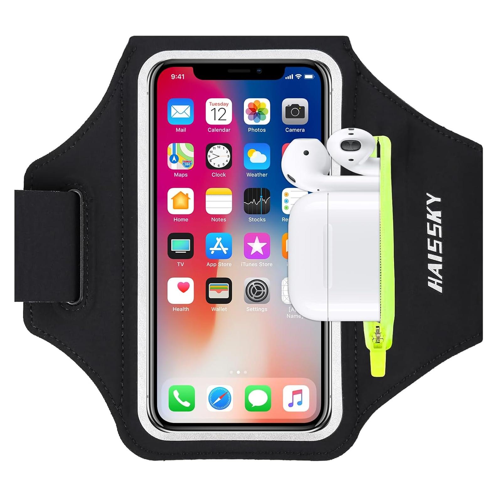 Banda de Correr HAISSKY con Soporte para Teléfono 6.7"