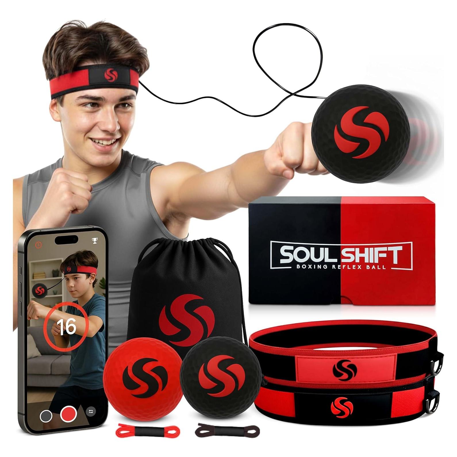 Bola de Reflexión de Boxeo Soul Shift - Kit Competencia con App