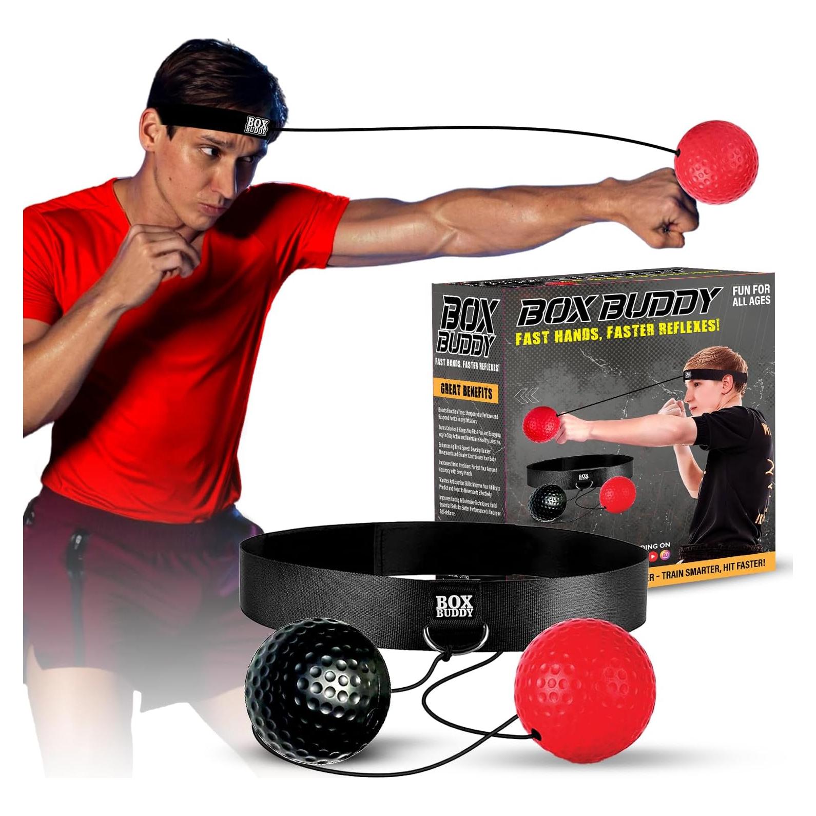 Bola de Boxeo Doohickey Box Buddy - Mejora Reflejos y Agilidad