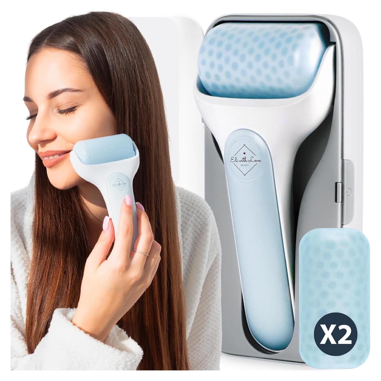 Rodillo de Hielo Facial Eli con Amor - Alivio y Masaje