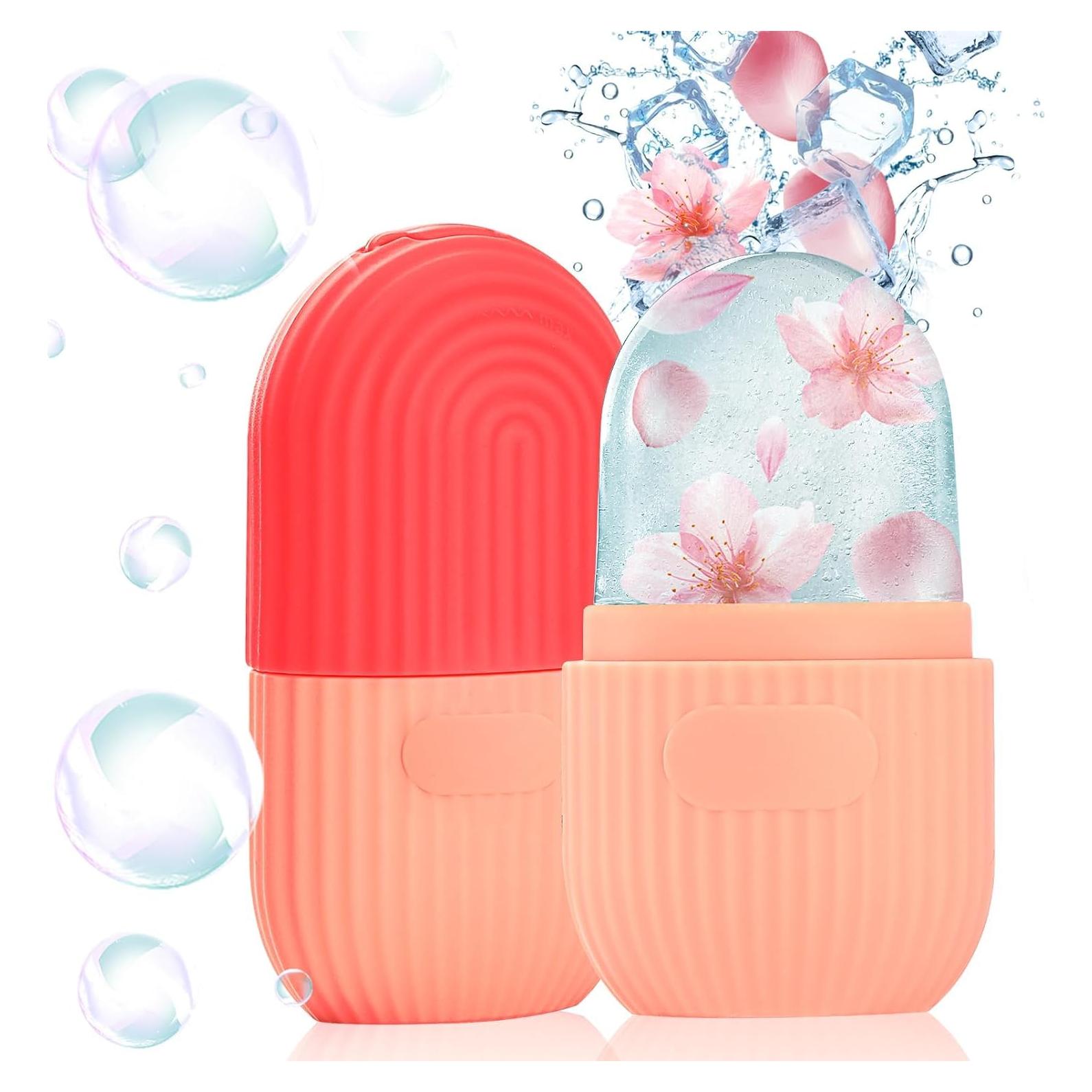 Rodillo de Hielo Facial IMEASY Rojo para Cuidado de Piel