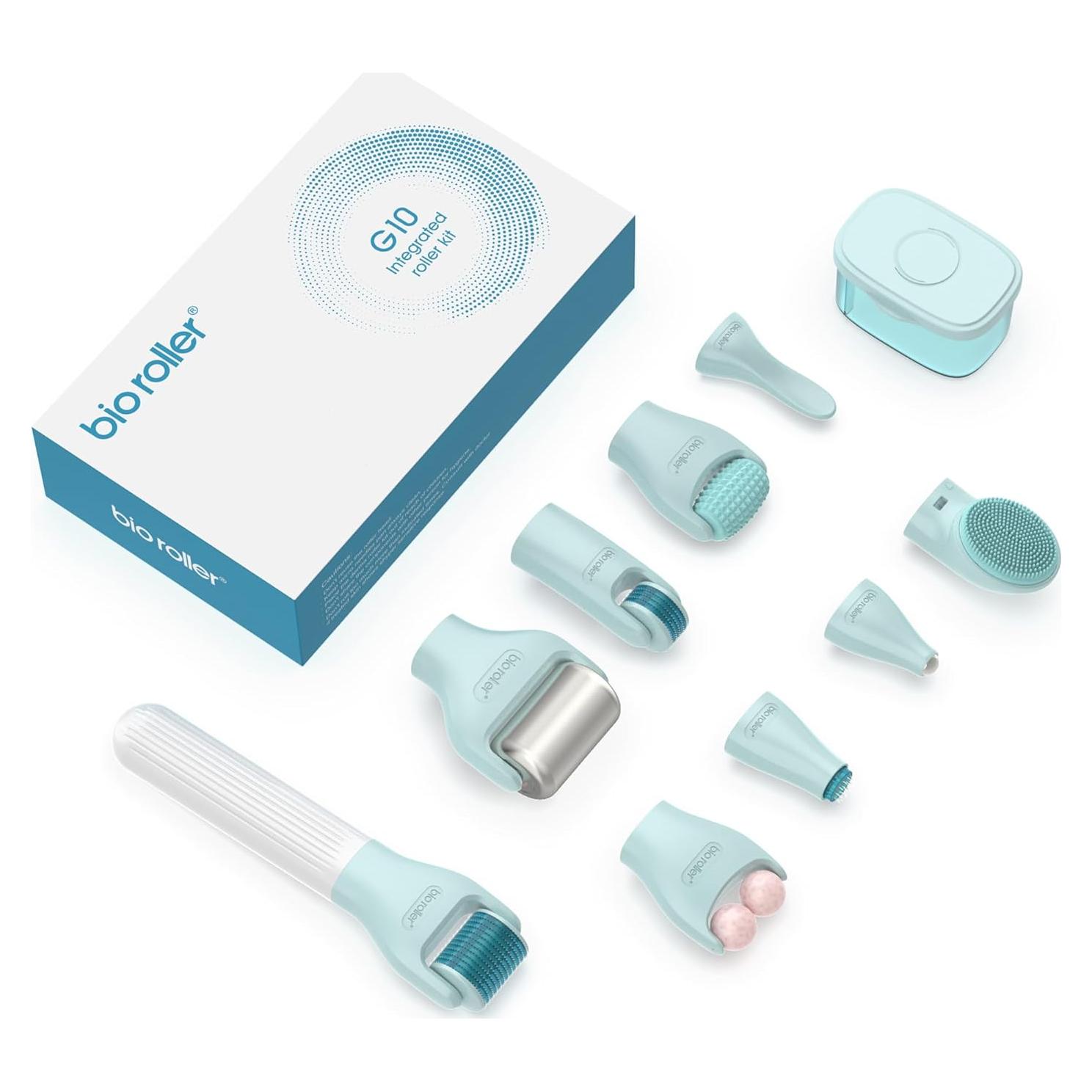 Kit Derma Roller GDBANLIMI 10 en 1 con 9 Cabezas