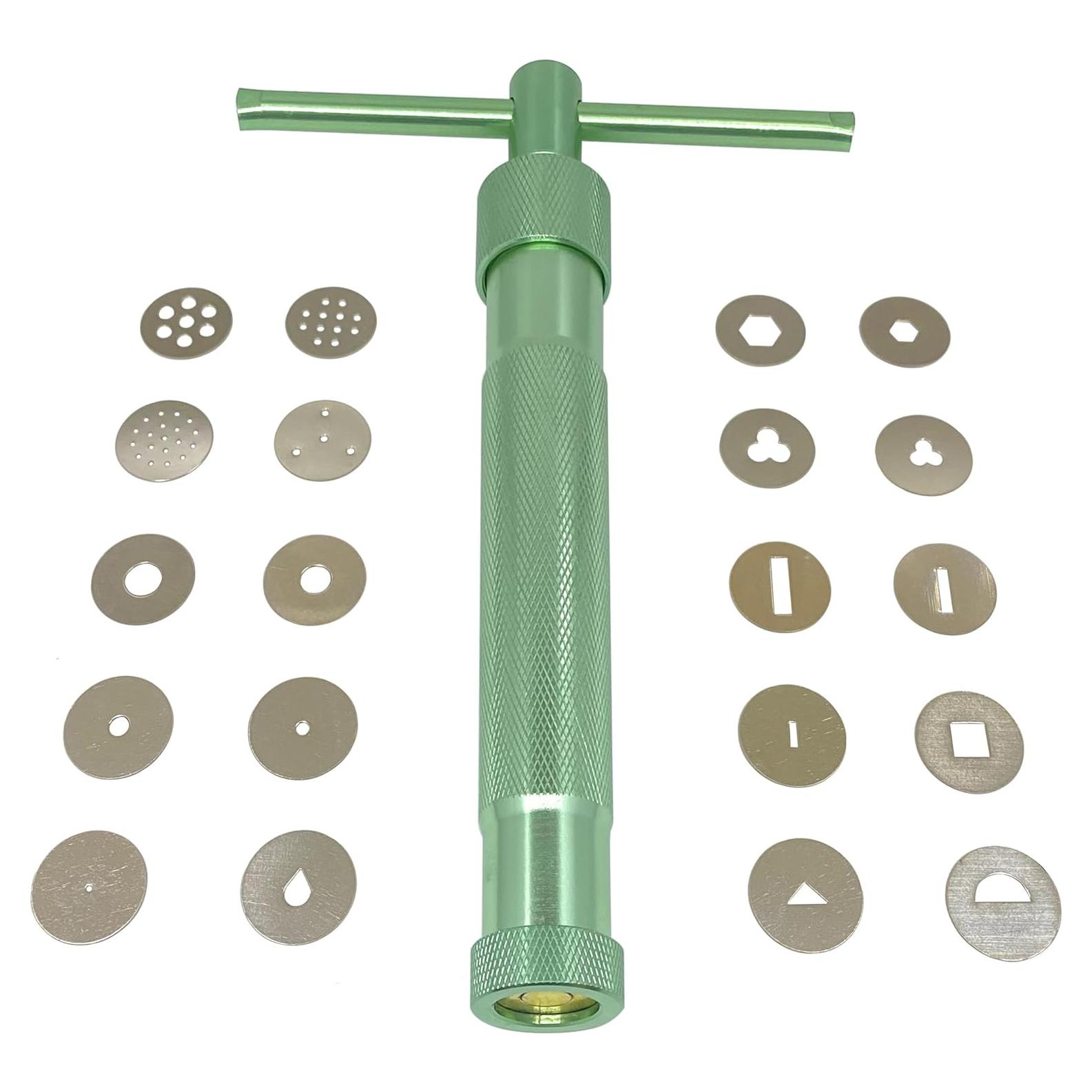 Extrusora de Acero Inoxidable HEVERP para Pasteles Verde