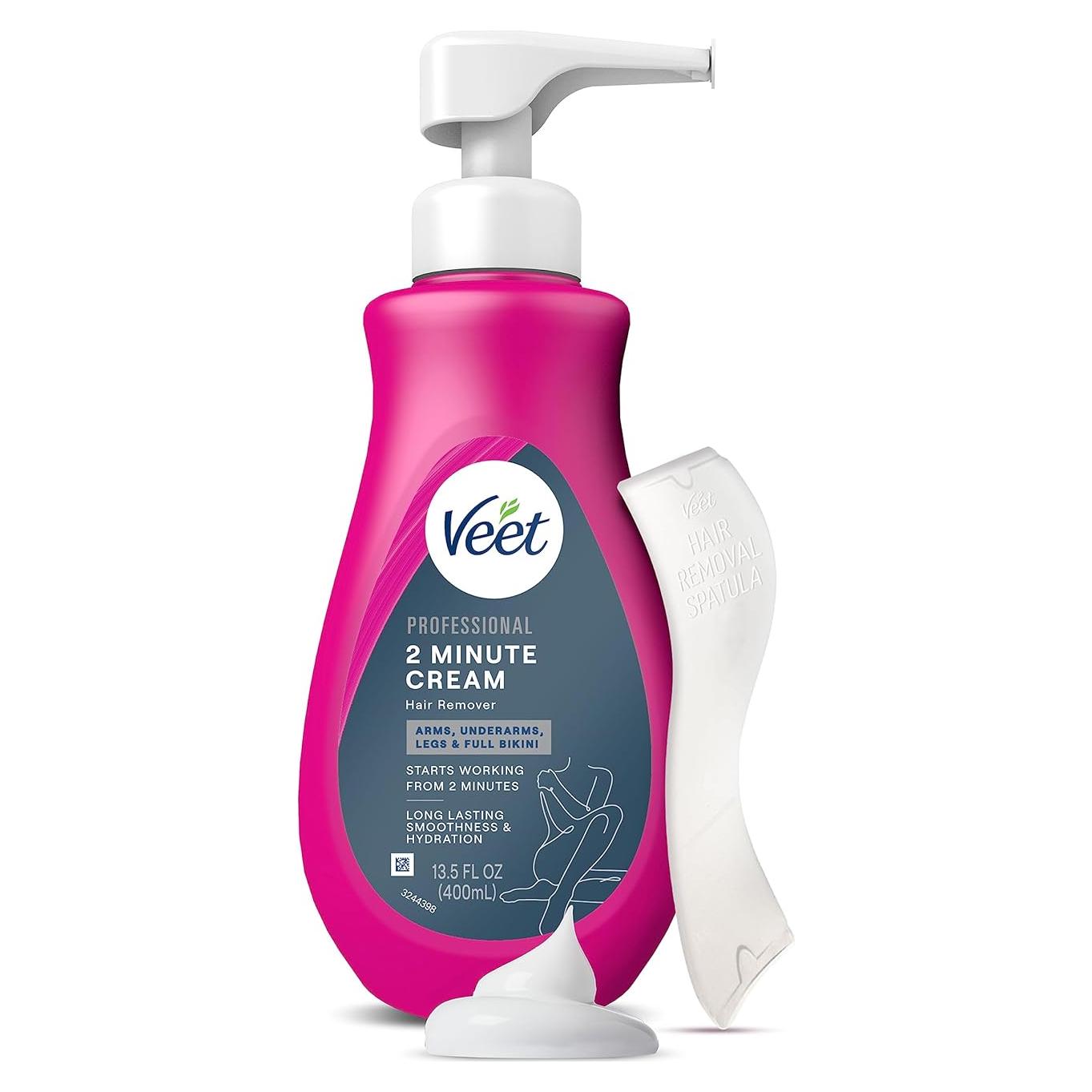 Crema Depilatoria Veet 2 Minutos para Todo Tipo de Piel 400ml