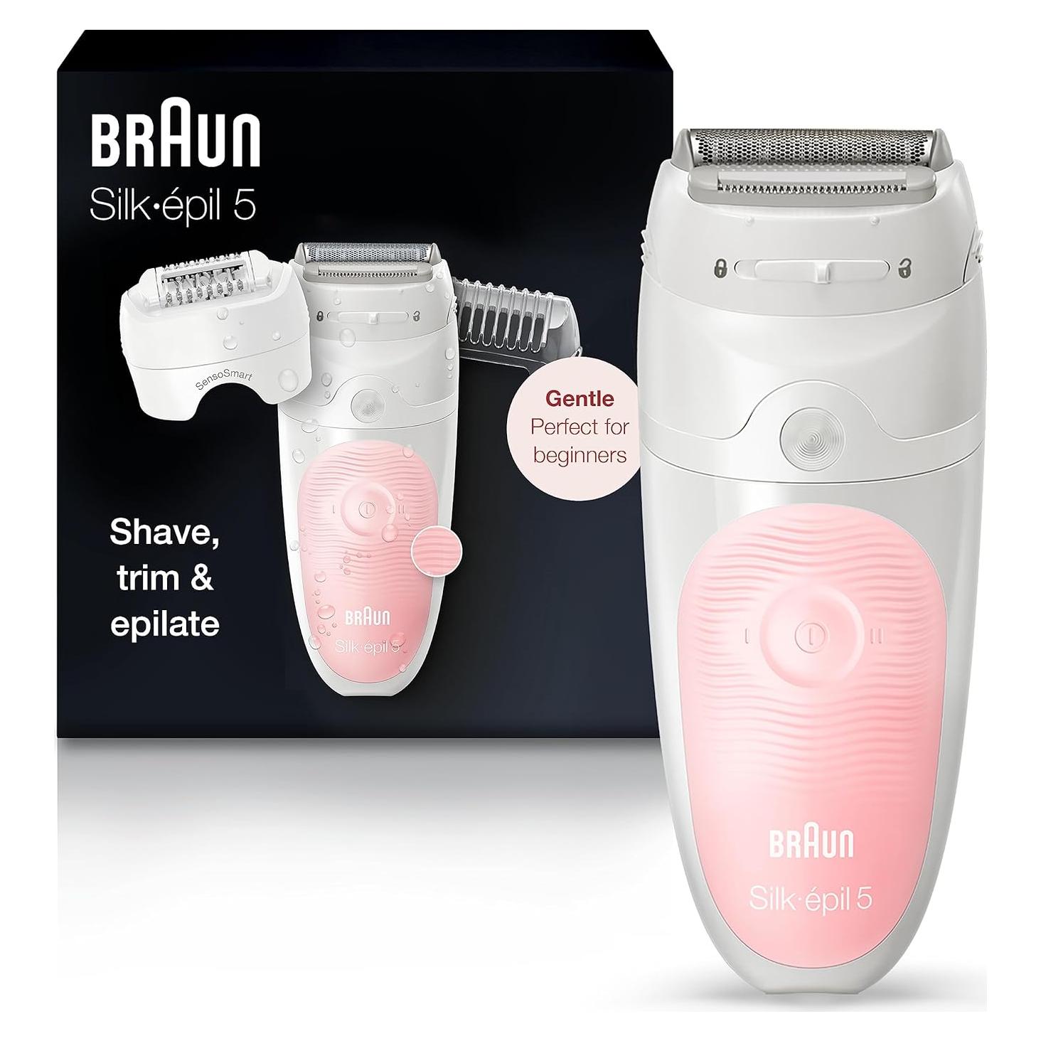 Epilador Braun Silk-épil 5-620 Inalámbrico Recargable 6 Piezas