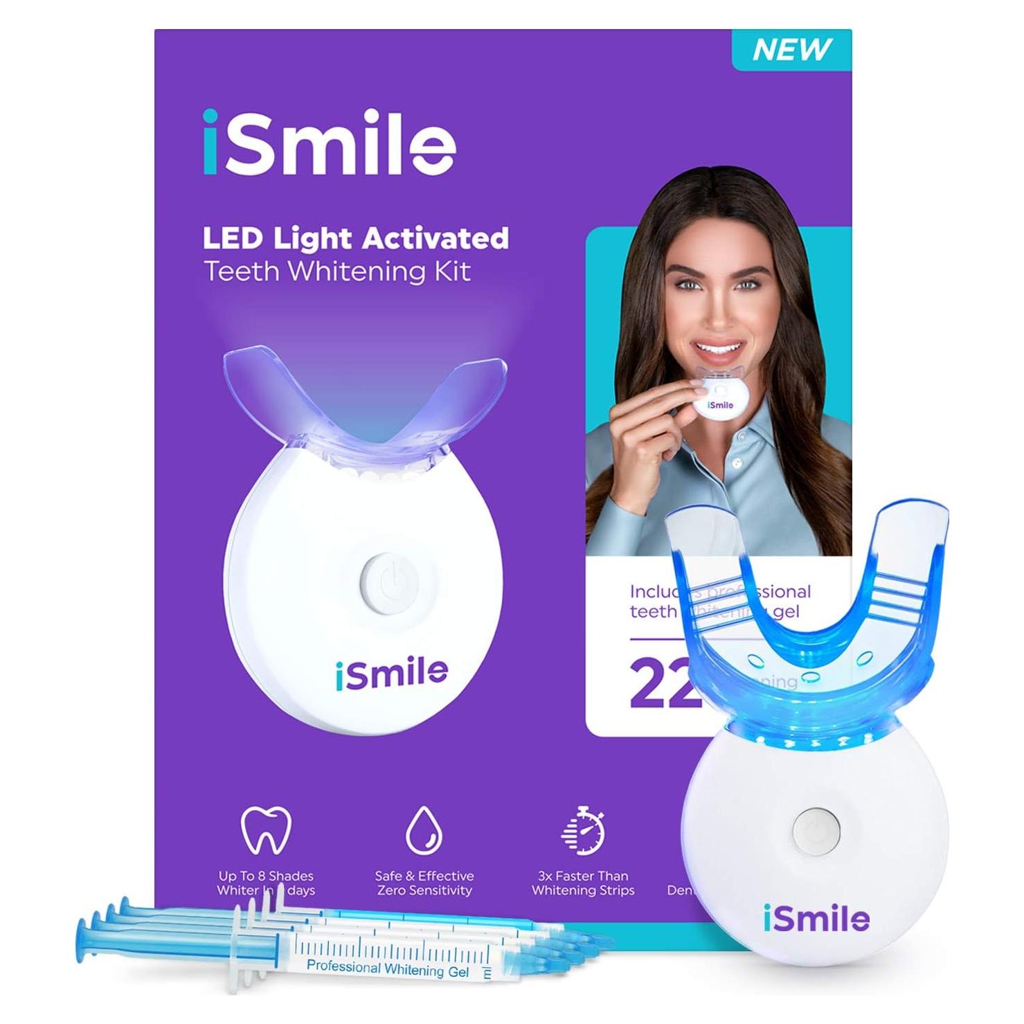 Kit Blanqueamiento Dental iSmile - Luz LED, 35% Peróxido