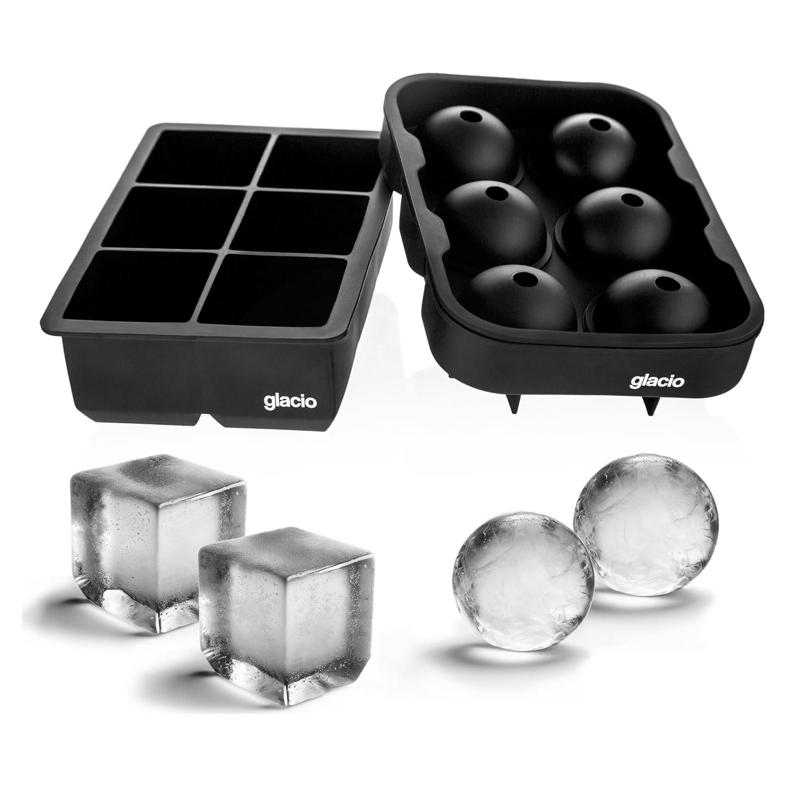 Moldes de Hielo Glacio - Silicona Grande para Whisky