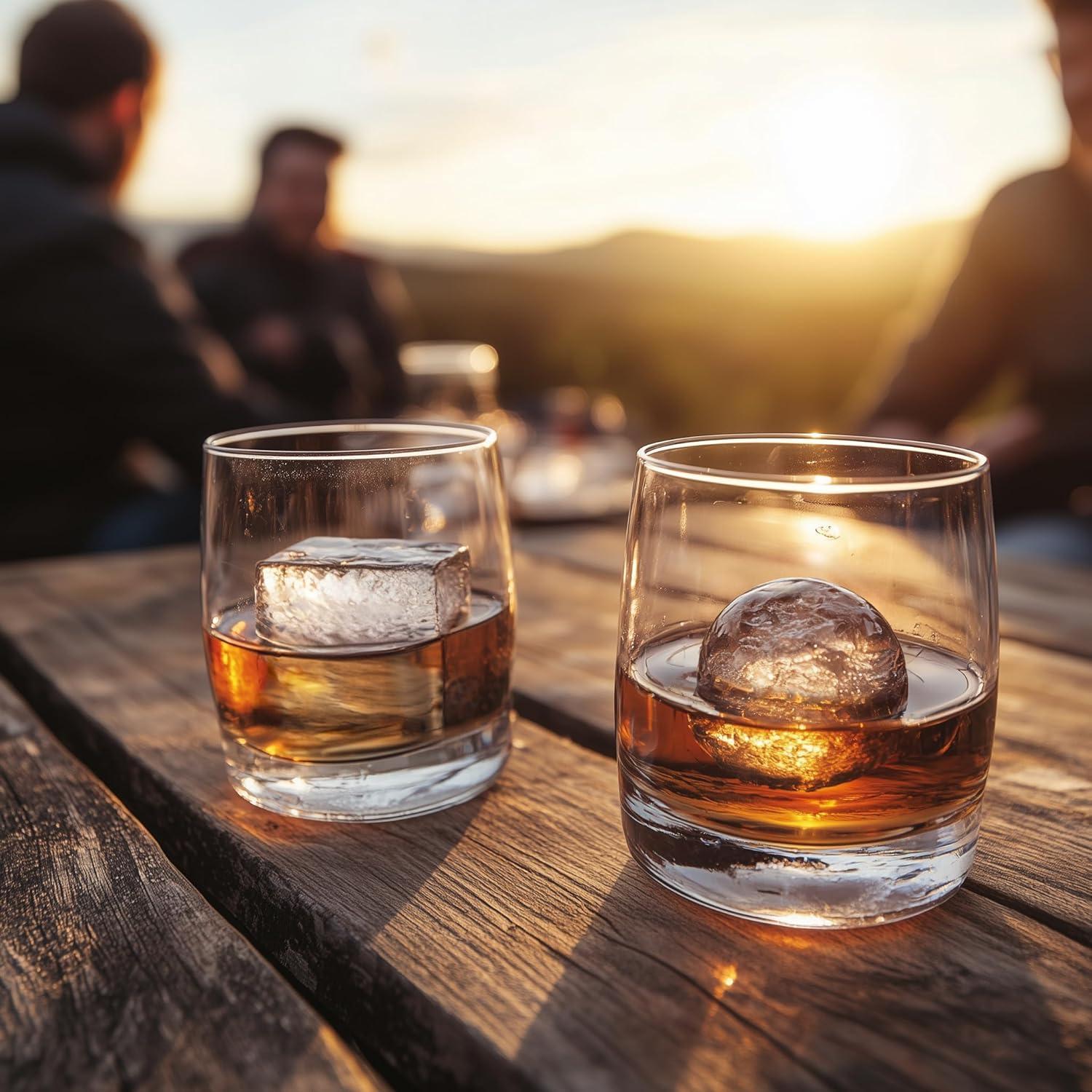 Moldes de Hielo Glacio - Silicona Grande para Whisky