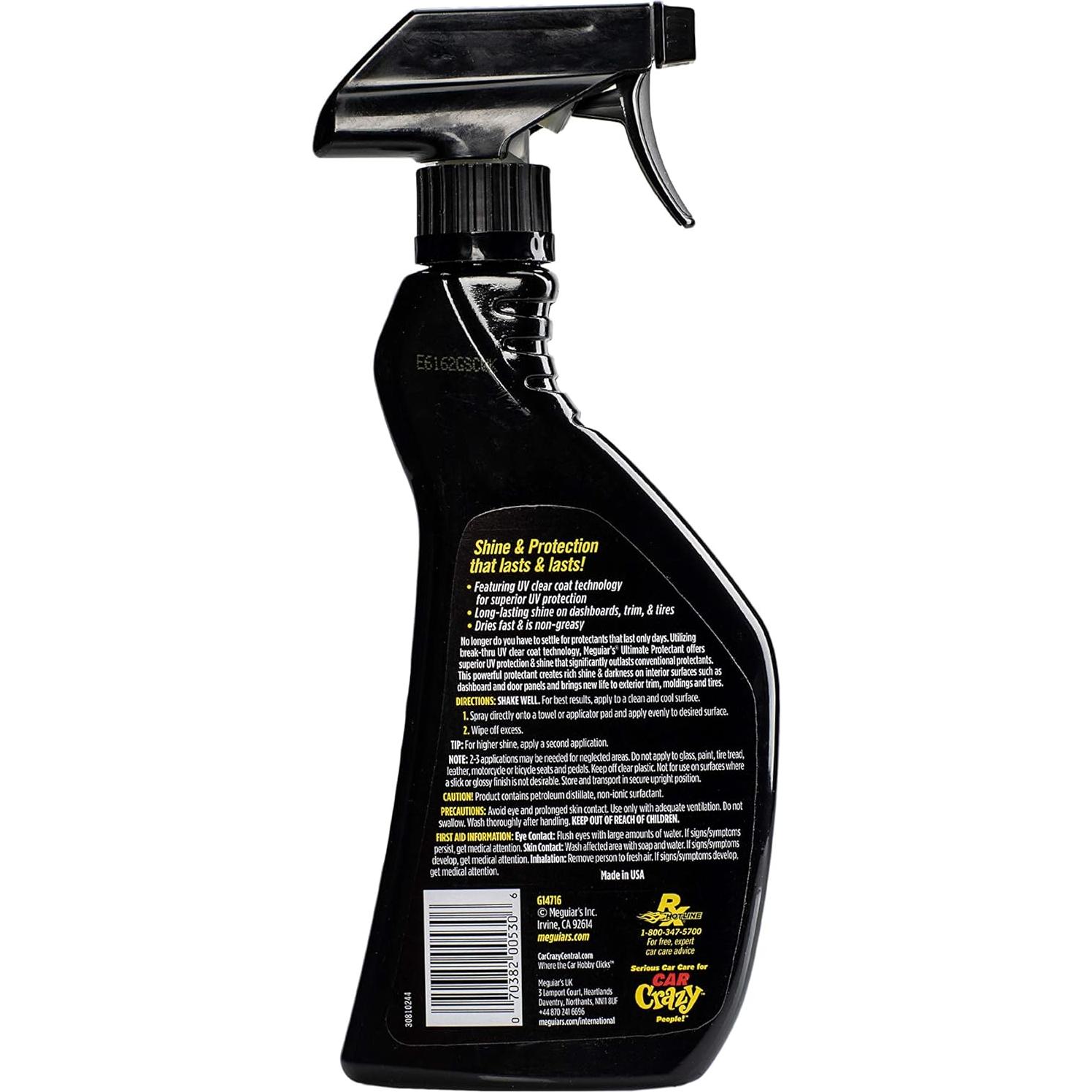 Protector Ultimate Meguiar's 450ml para Vinilo y Caucho