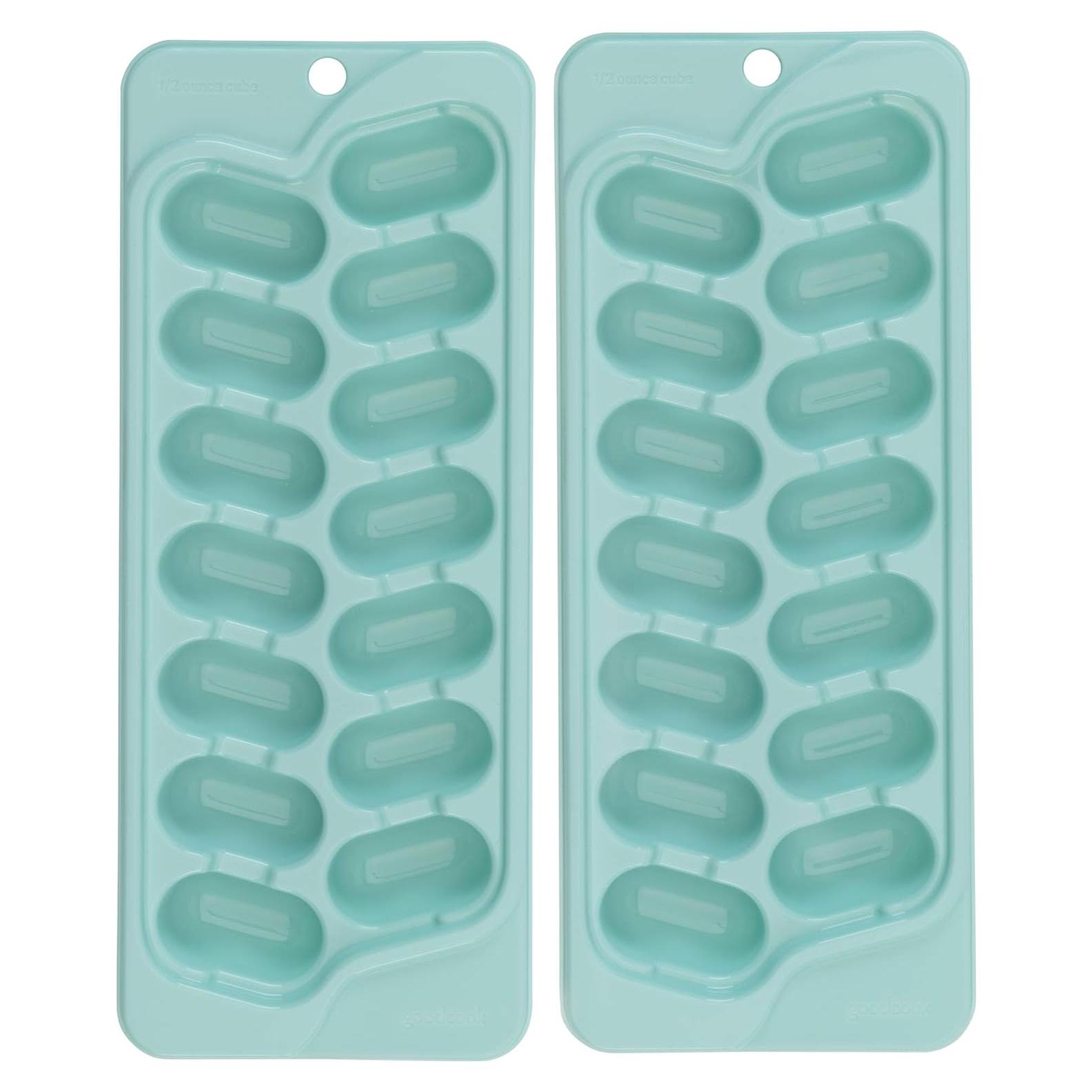 Bandejas de Hielo GoodCook 2 Paquetes Blancas 28 Cubos