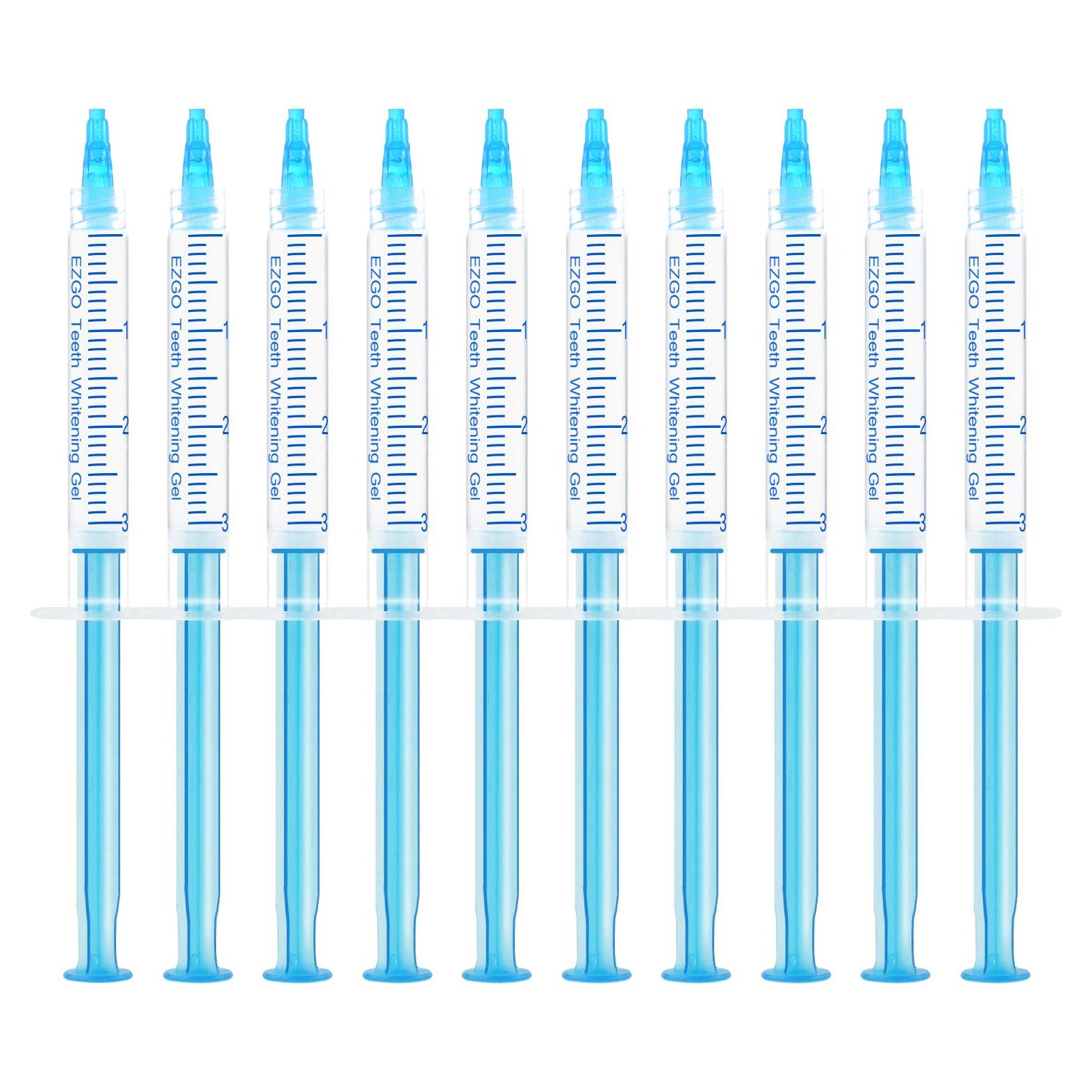 Gel Blanqueador Dental EZGO 10 Paquetes 22% Sin Sensibilidad