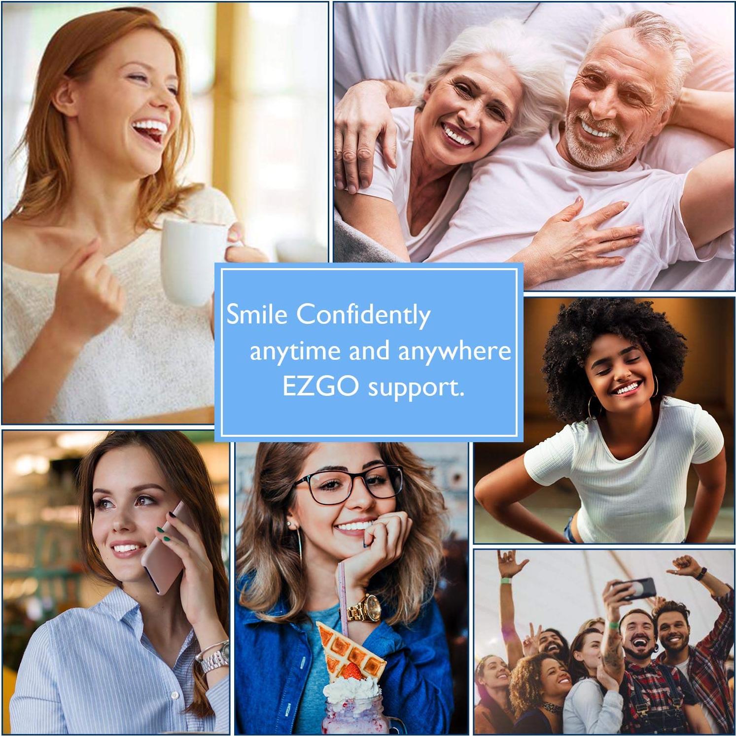 Gel Blanqueador Dental EZGO 10 Paquetes 22% Sin Sensibilidad