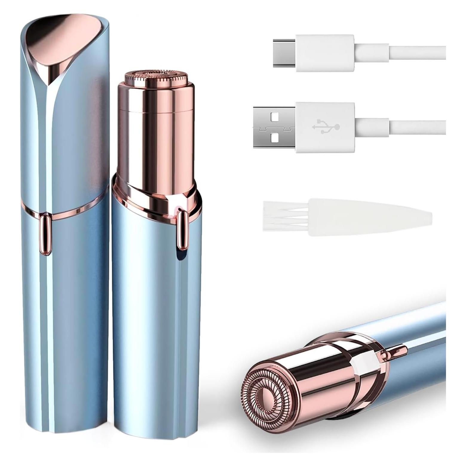 Eliminador de Vello Facial INNOBEAUT USB Indoloro Azul