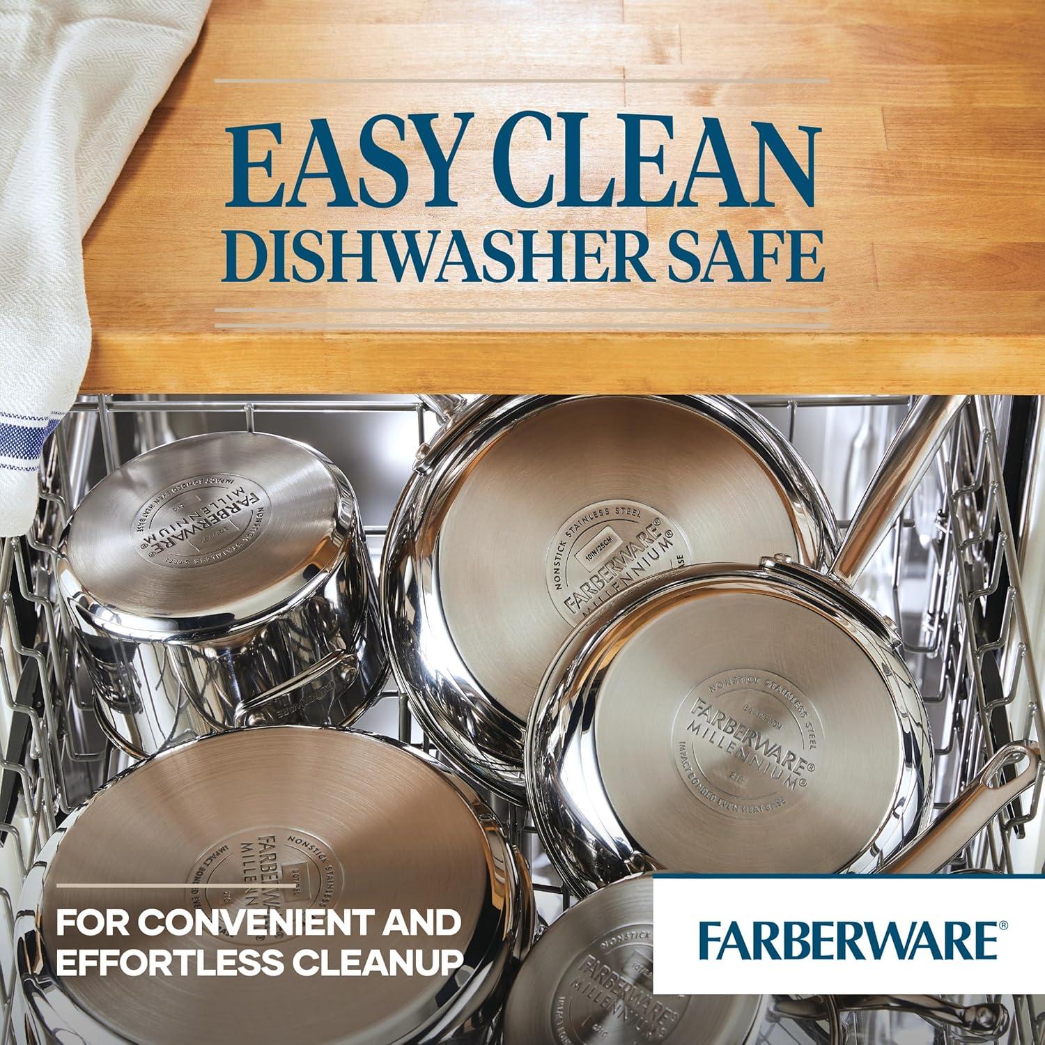 Juego de Utensilios de Cocina Farberware 10 Piezas Acero Inoxidable