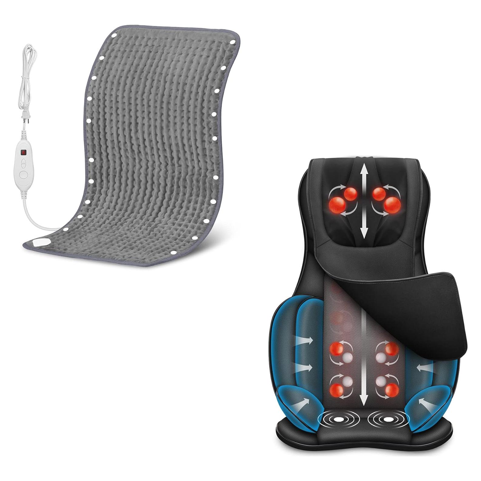 Almohadilla de Masaje Shiatsu Snailax con Calor 43x84cm