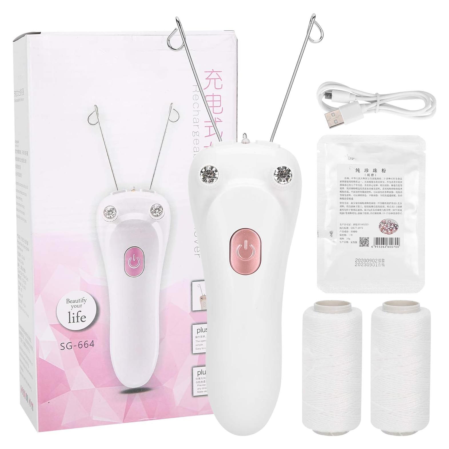 Epilador Eléctrico HURRISE para Vello Facial y Corporal USB