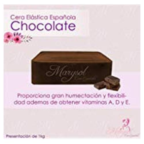 Cera Depiladora de Chocolate Marysol 1.14 kg Sin Bandas
