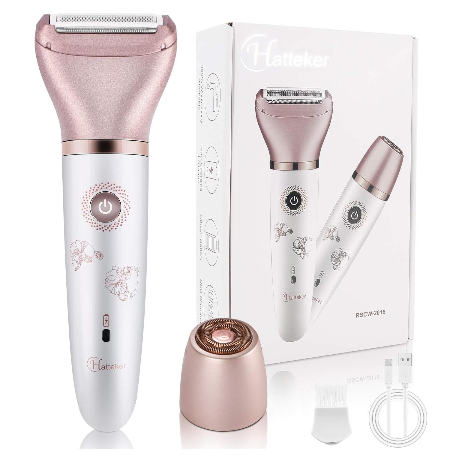 Afeitadora eléctrica RenFox 2 en 1 hipoalergénica USB