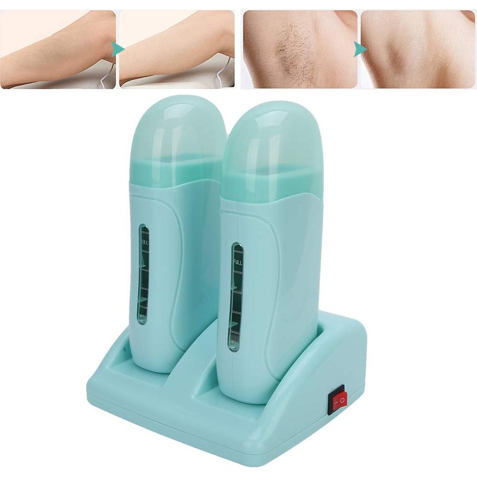 Kit de Eliminación de Vello HURRISE con Calentador de Cera Doble 100ml