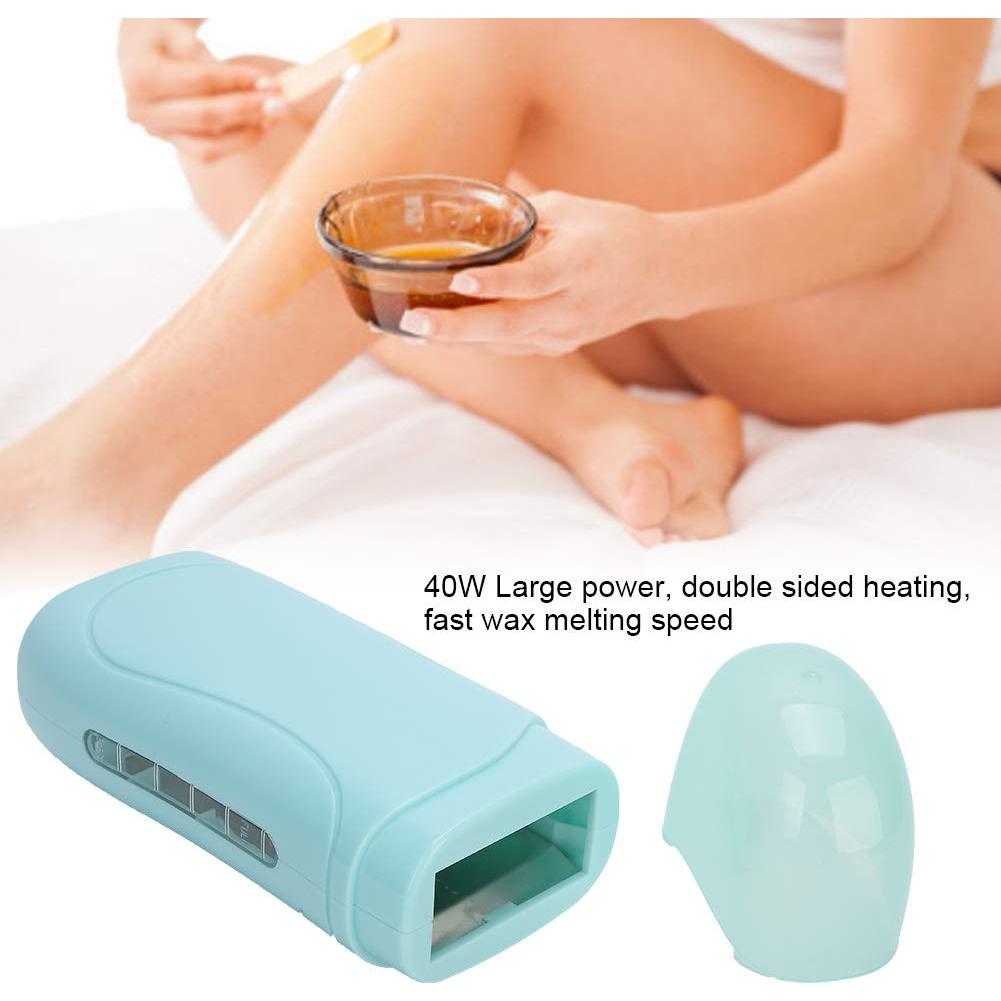 Kit de Eliminación de Vello HURRISE con Calentador de Cera Doble 100ml