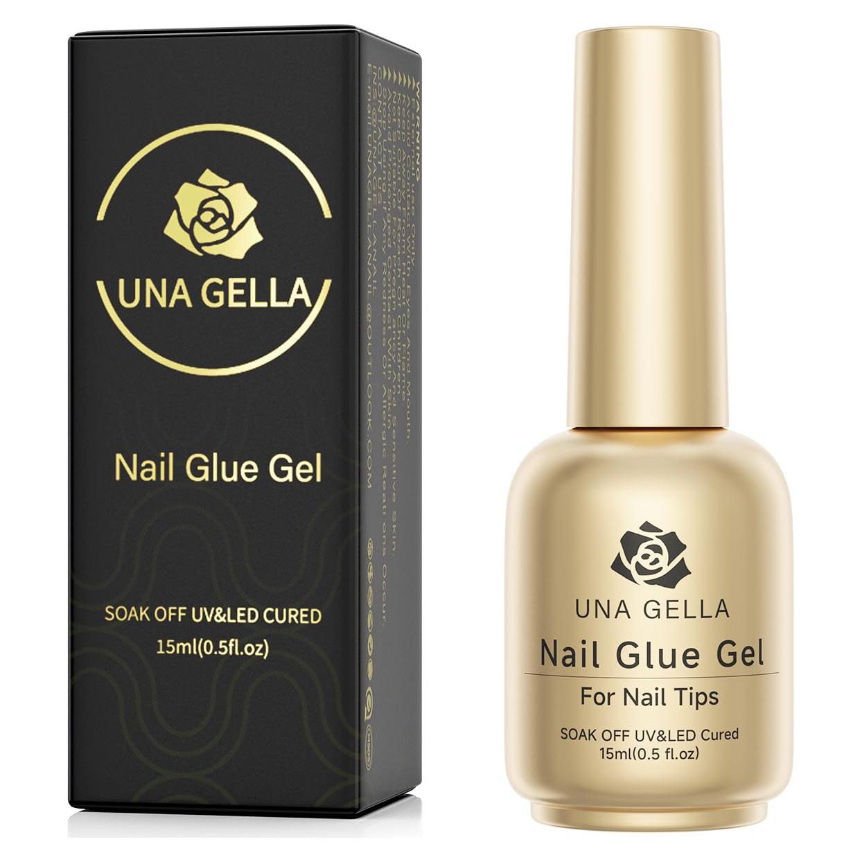 Pegamento para Uñas de Gel UNA GELLA 15ml Ultra Fuerte