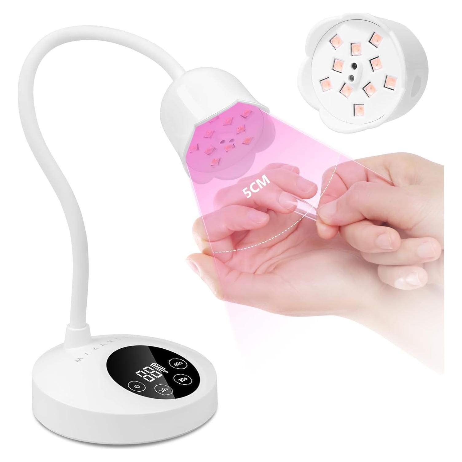 Lámpara UV Makartt 30W Recargable con Sensor Automático