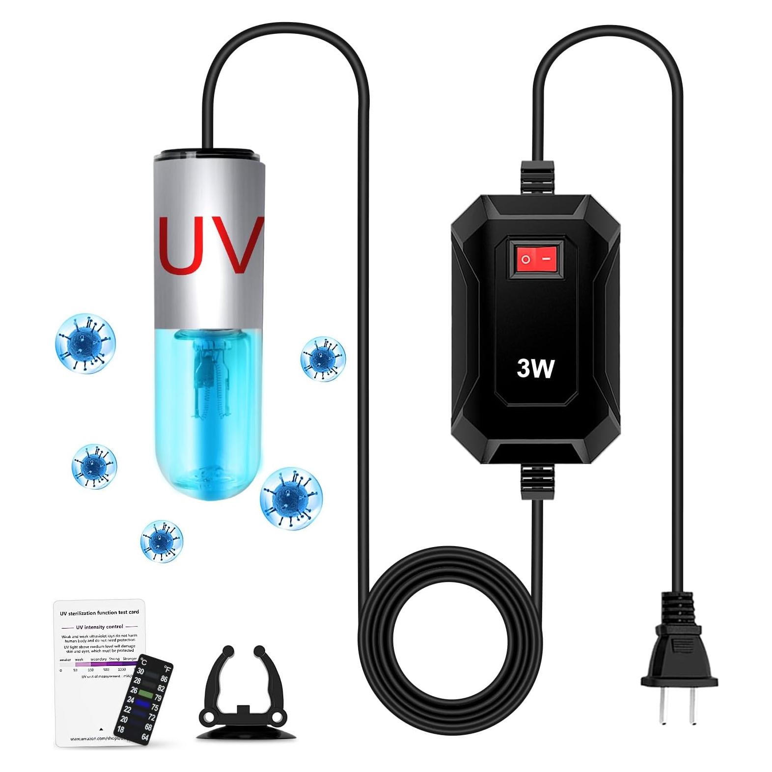 Luz Mini de Limpieza de Acuario TAISHAN 3W Verde Impermeable