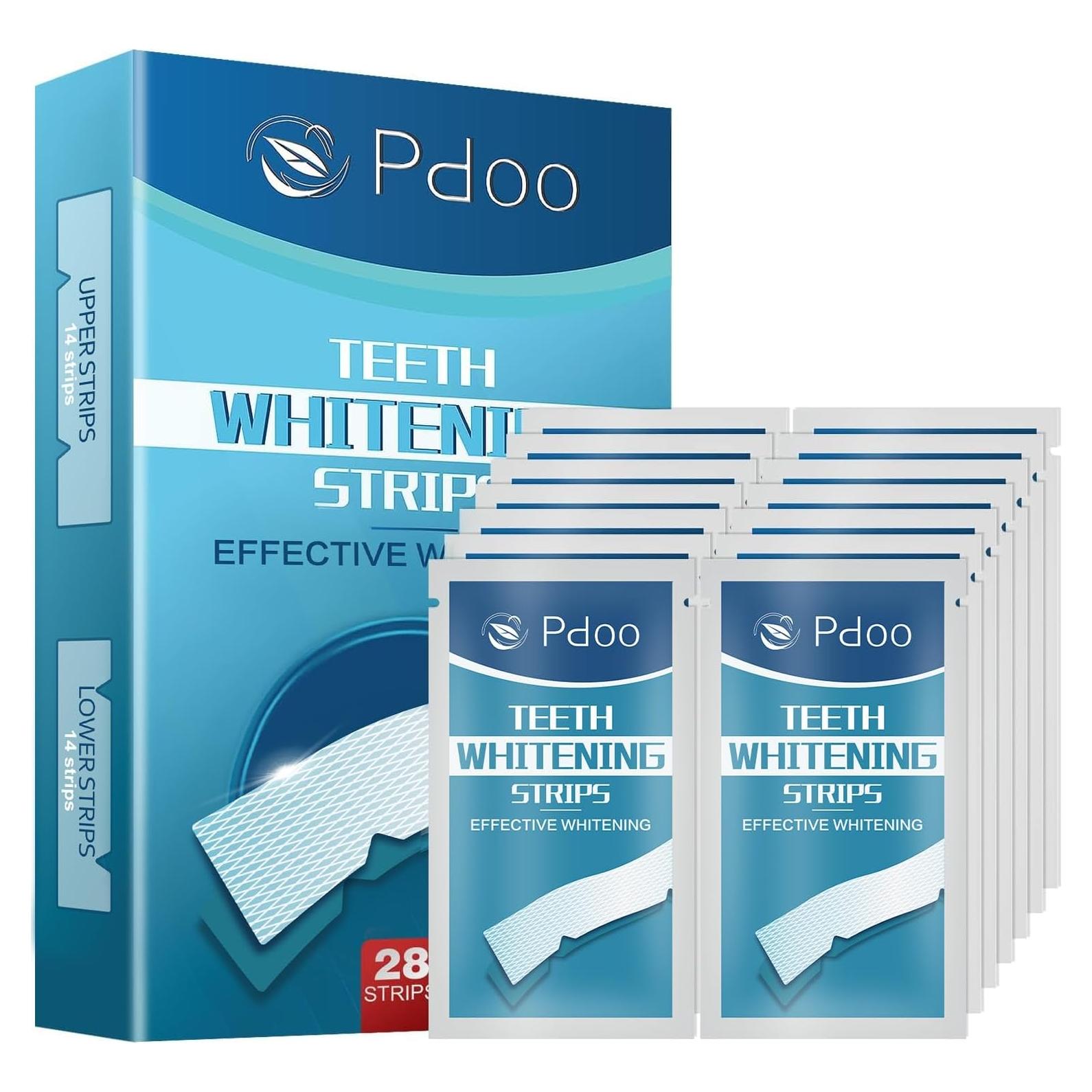 Tiras Blanqueadoras PDOO para Dientes Sensibles - 28 Tiras
