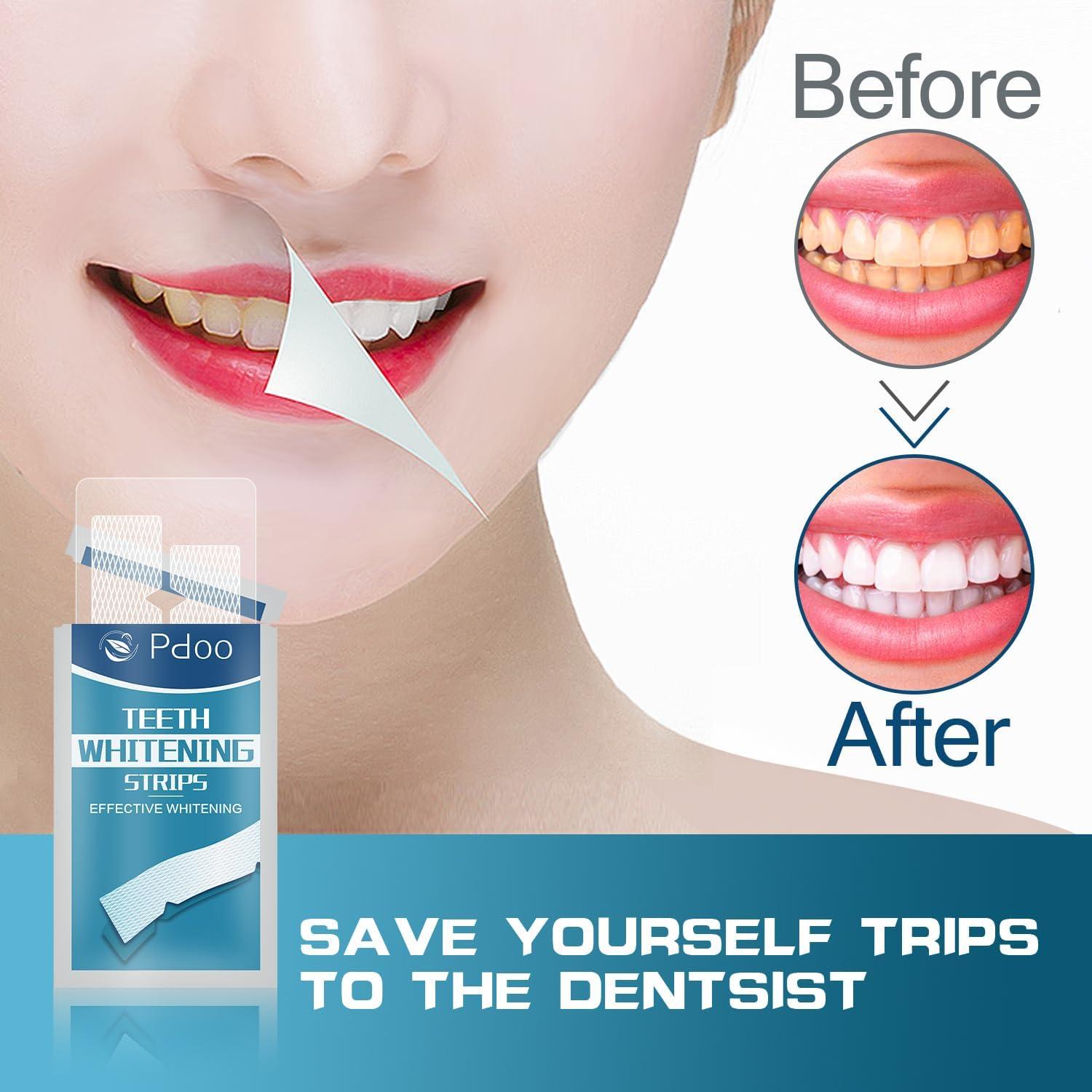 Tiras Blanqueadoras PDOO para Dientes Sensibles - 28 Tiras