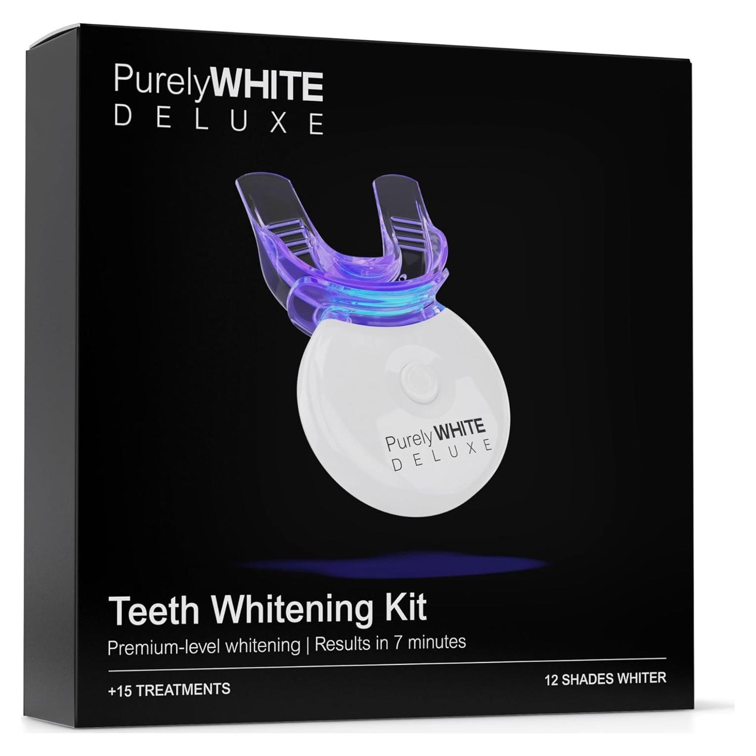 Kit Blanqueamiento Dental PurelyWHITE DELUXE LED 15 Tratamientos