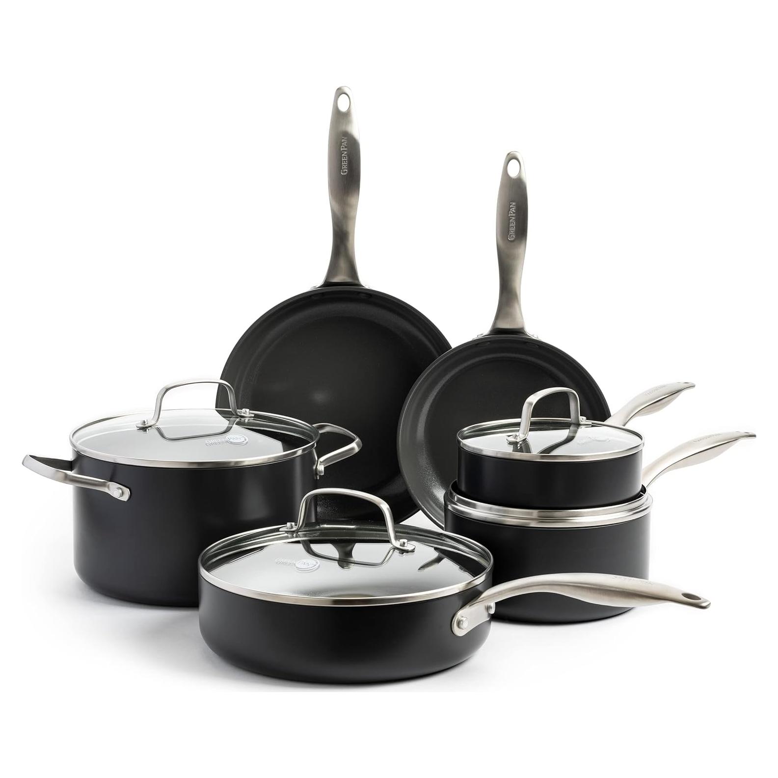 Juego de Utensilios de Cocina GreenPan 10 Piezas Cerámica
