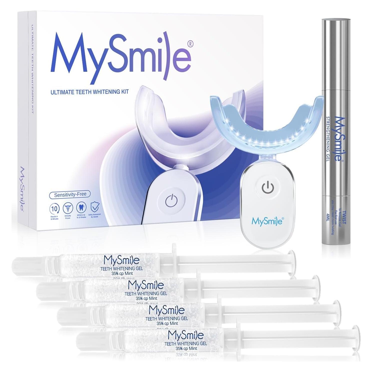 Kit Blanqueamiento Dental MySmile Deluxe 10 Min 28 LED