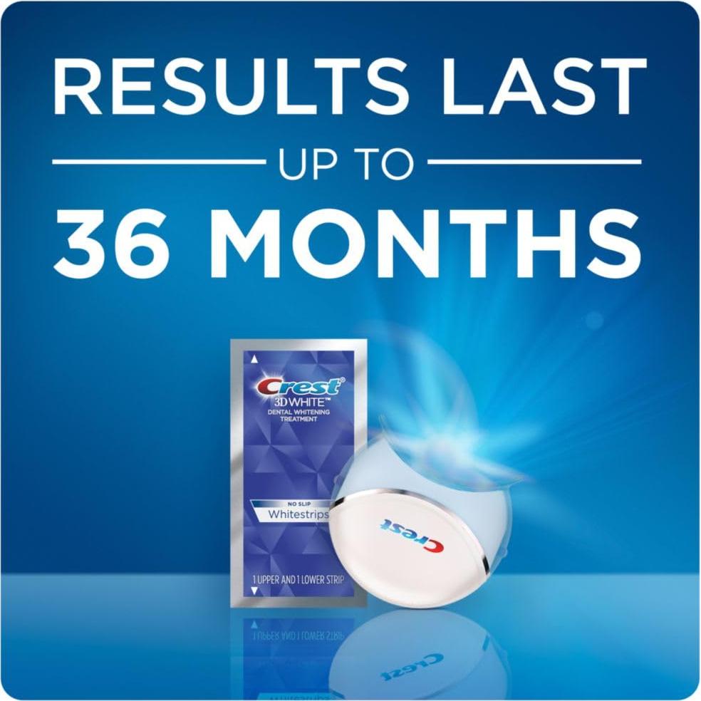 Crest 3D Whitestrips con Luz - Kit Blanqueador Dental 10 Tiras