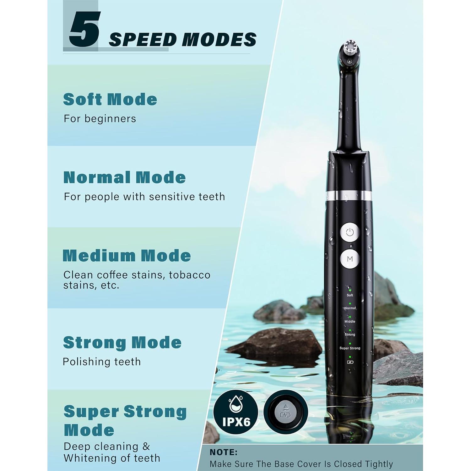 Pulidor Dental Zahnheld WD-JY-A02 con Luz LED y 5 Modos