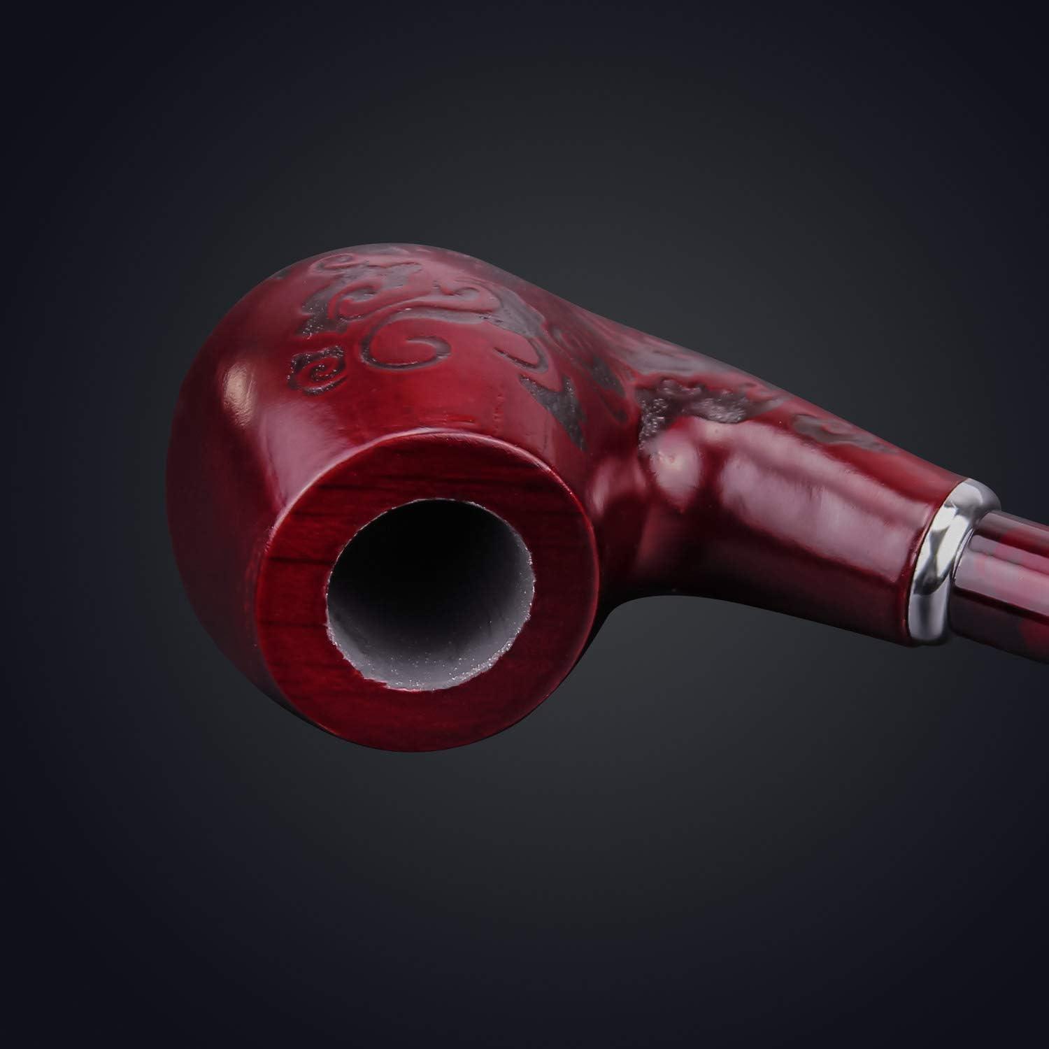 Pipa de Tabaco Hysagtek de Madera 40,64 cm con Caja Regalo