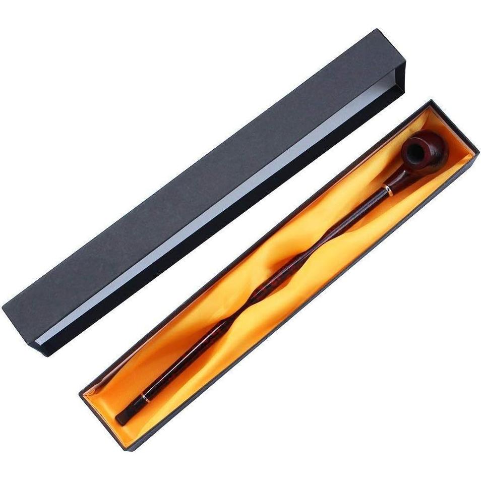 Pipa de Tabaco Hysagtek de Madera 40,64 cm con Caja Regalo