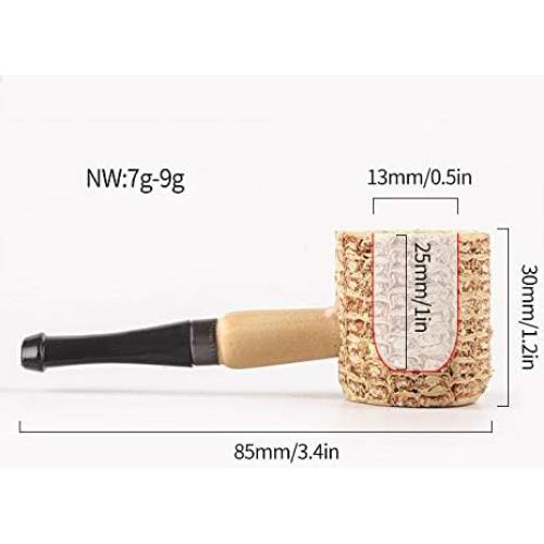 Pipa de Maíz Natural Desechable Oldhoo 5 Piezas