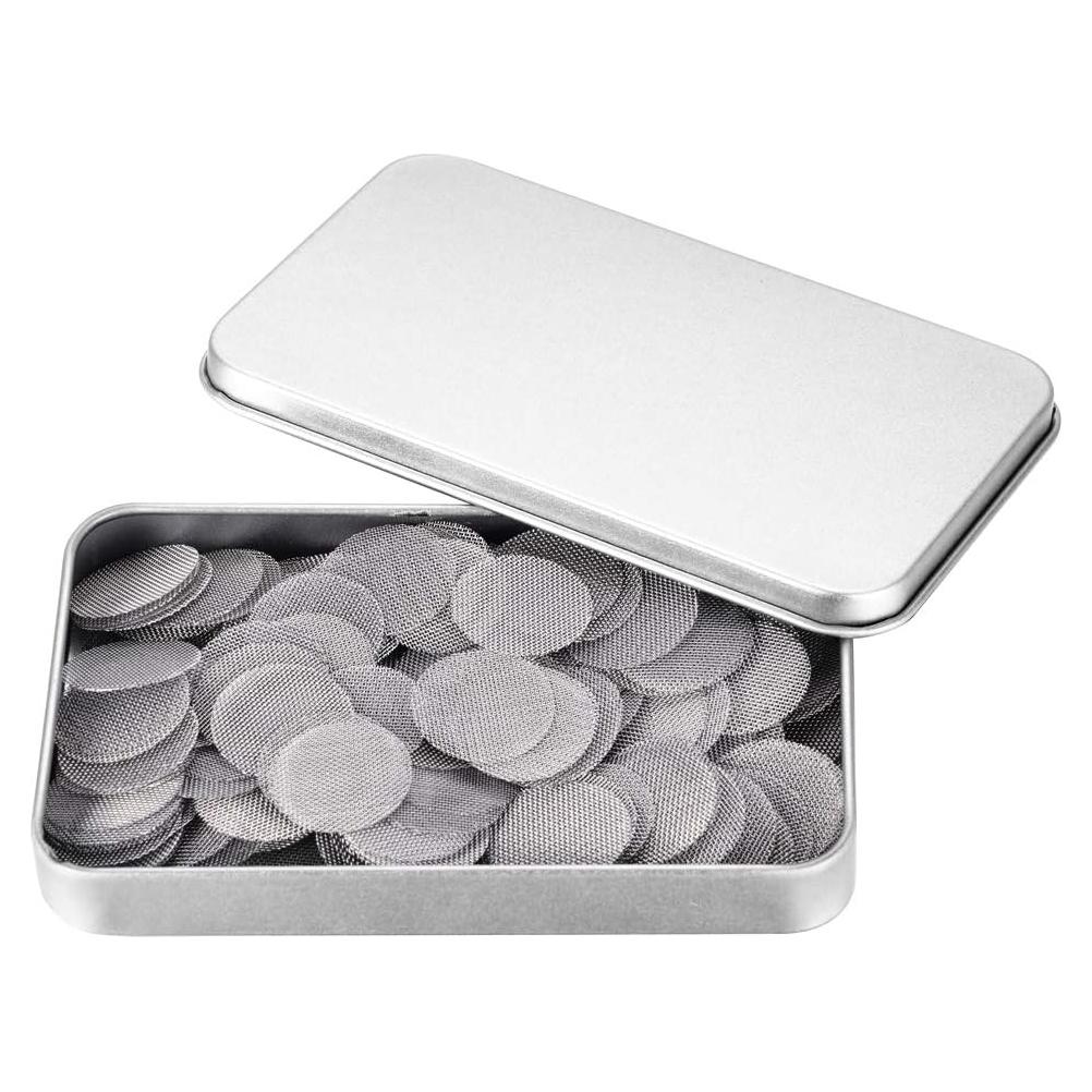 200 Piezas Pantallas de Tubo Krendr 1.91 cm Acero Inoxidable