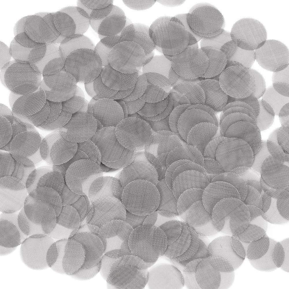 200 Piezas Pantallas de Tubo Krendr 1.91 cm Acero Inoxidable